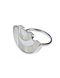 Кольцо из серебра с перламутром VENUS